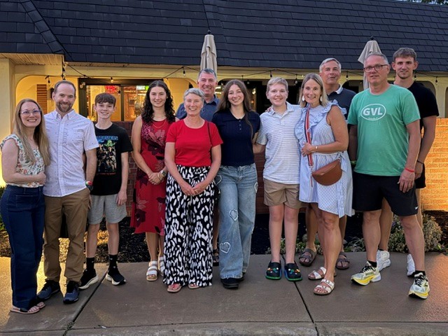 Dudes in Driveways friends and family gathering during Ironman weekend